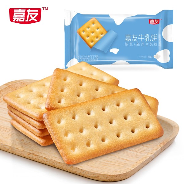 兴发娱乐牛乳饼干原味117g