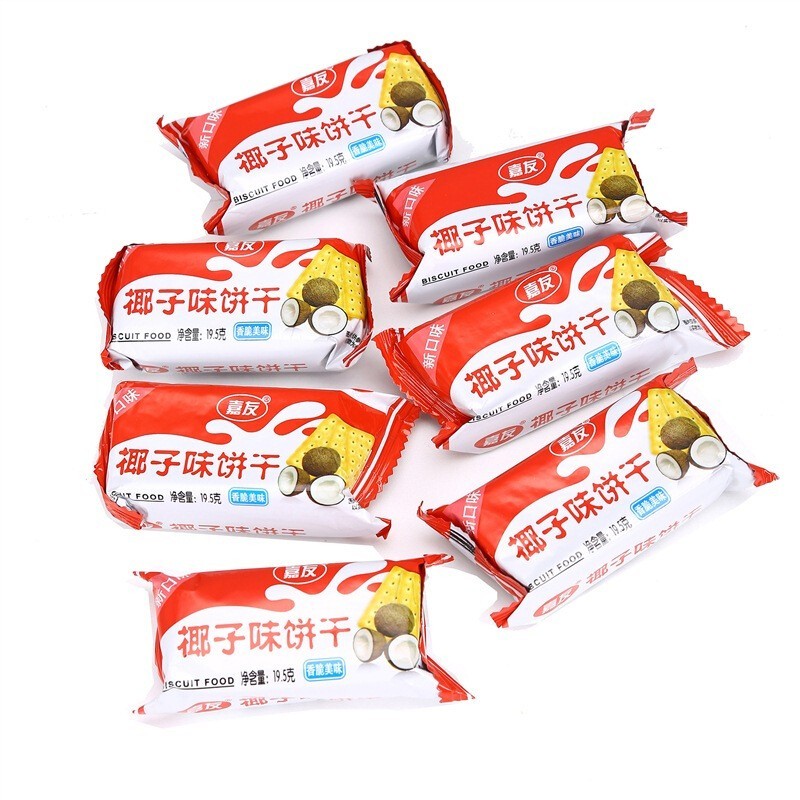 兴发娱乐牛乳饼干椰子味468g